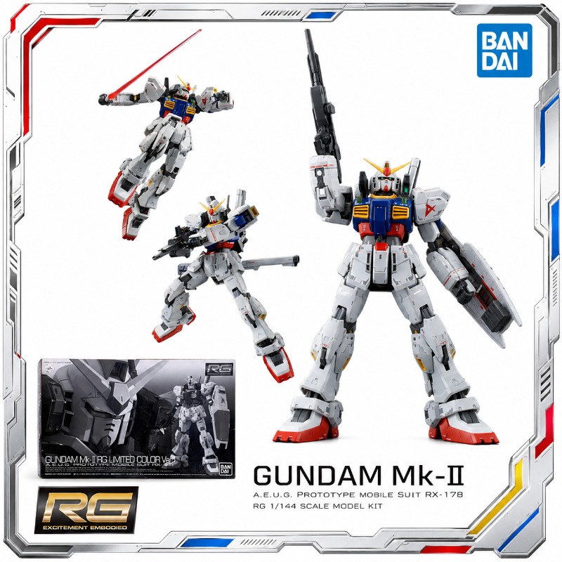 Bandai Model Gundam Rg - バンダイオリジナル RG RX178 ガンダム Mk II