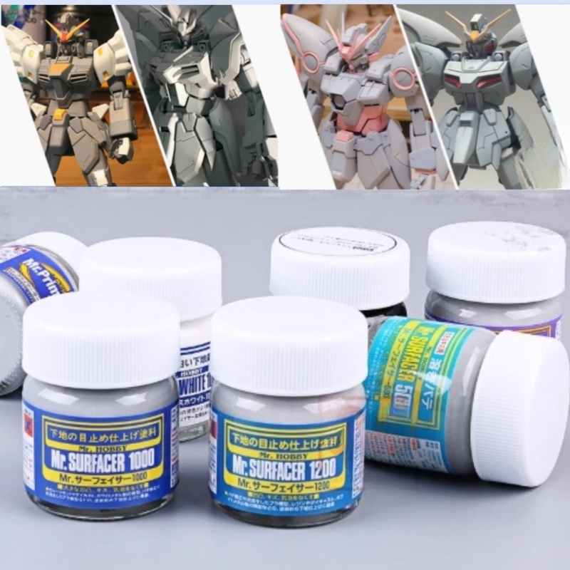 Tamiya Model Paint Set - 40 ミリリットル水ベースのプライマー充填絵画 DIY 置物色補正カラースプレー着色補助ペイント