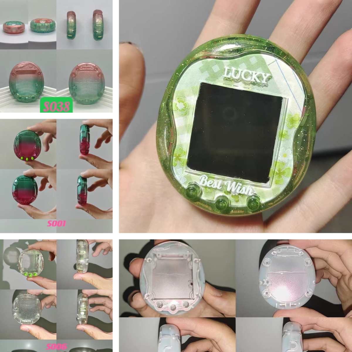 Bandai Model Tamagotchi - 新しい本物のバンダイたまごっちユニ交換用ケースとたまごっちの外側を変更するギフト女の子向け在庫あり