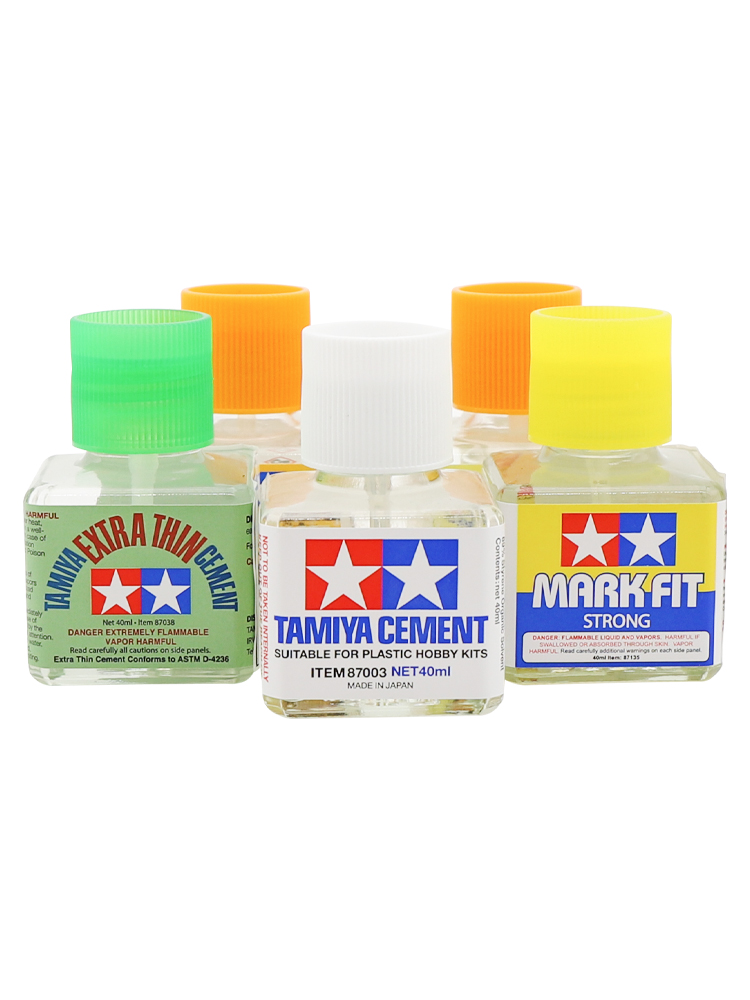 Tamiya Model Paint Set - タミヤ 模型用液体セメント