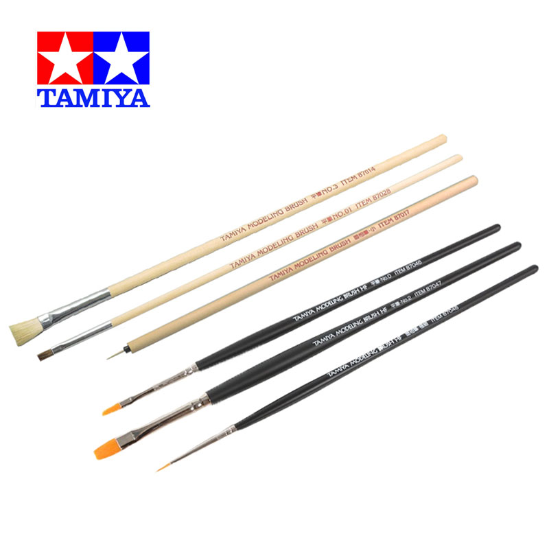 タミヤ87066/87067-3つのカラージェルブラシのセッ - Tamiya Model Paint Set のレビューと価格