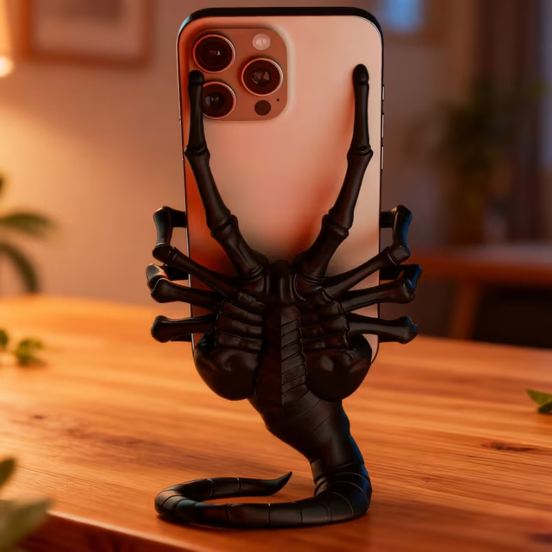クリエイティブなエイリアン・フェイスハガーのスマホスタンド、 - Action Figure Stand のレビューと価格