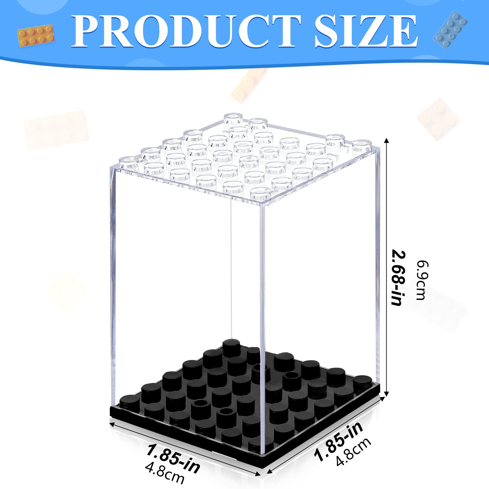 アクリルビルディングブロックディスプレイボックスミニフィギュ - Lego Minifigure Holder のレビューと価格