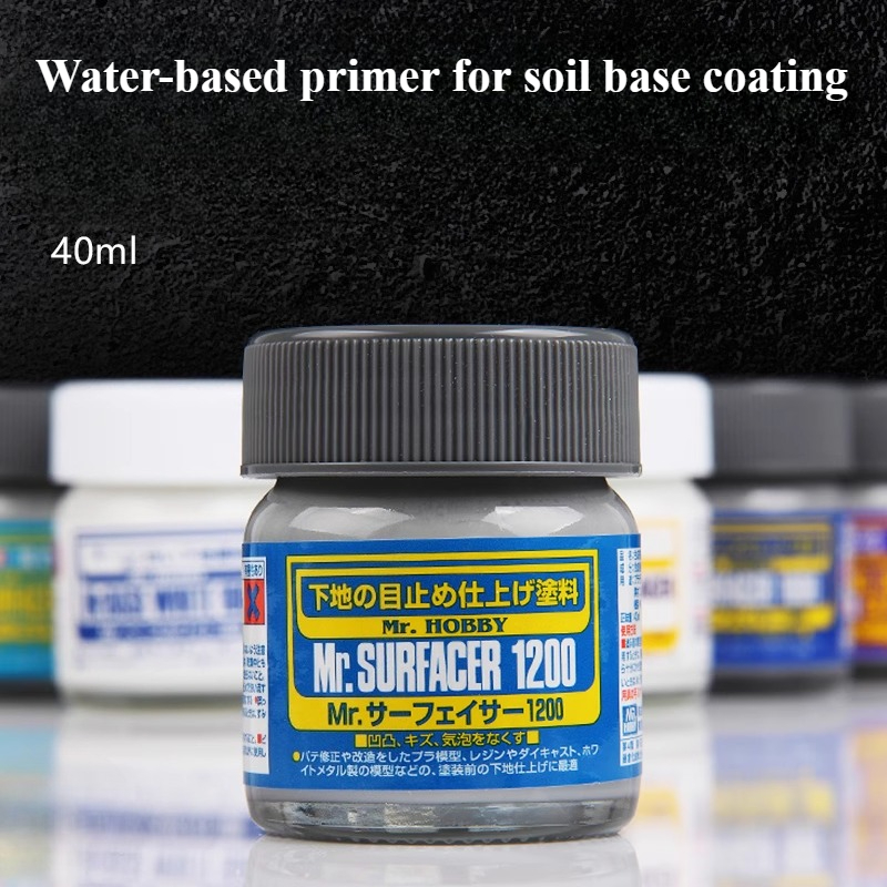 40 ミリリットル水ベースのプライマー充填絵画 DIY 置物 - Tamiya Model Paint Set のレビューと価格