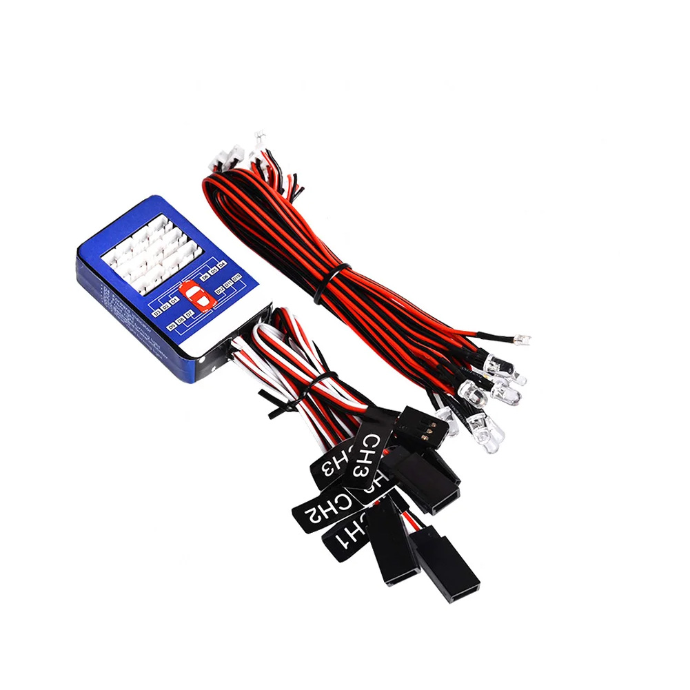 1/10スケールRCカーLED照明システムキット12個スマー - Tamiya Model Rc Car のレビューと価格