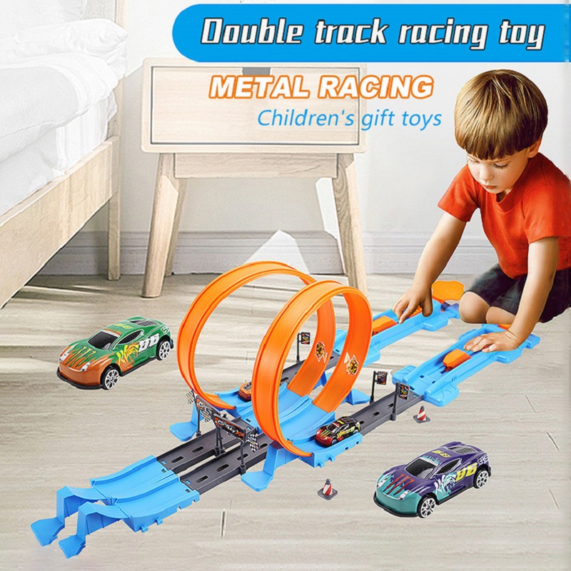 ホットスタントスピードカーホイールモデルレーシングトラックD - Hot Wheels Car Track Sets のレビューと価格