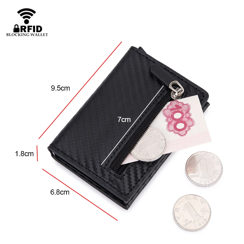 RFID ブロッキングカード財布磁気クレジットカードホルダー - Card Top Loader のレビューと価格