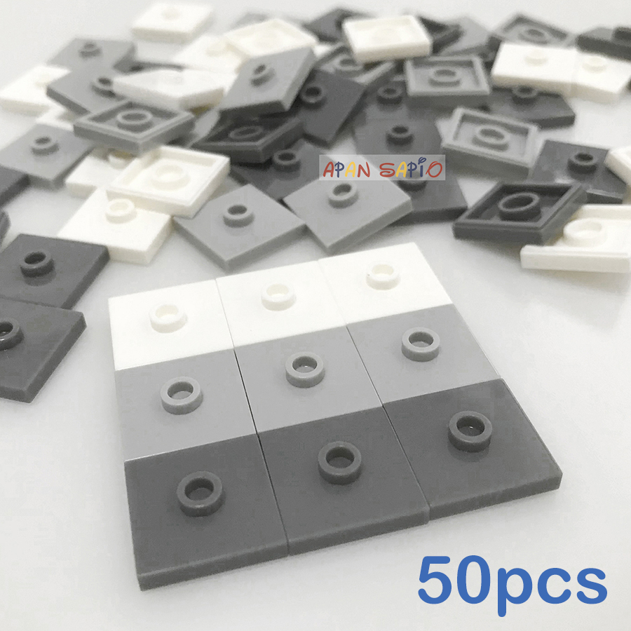 50 個 DIY ビルディングブロック凸シートレンガ 2 × - Lego Set City のレビューと価格