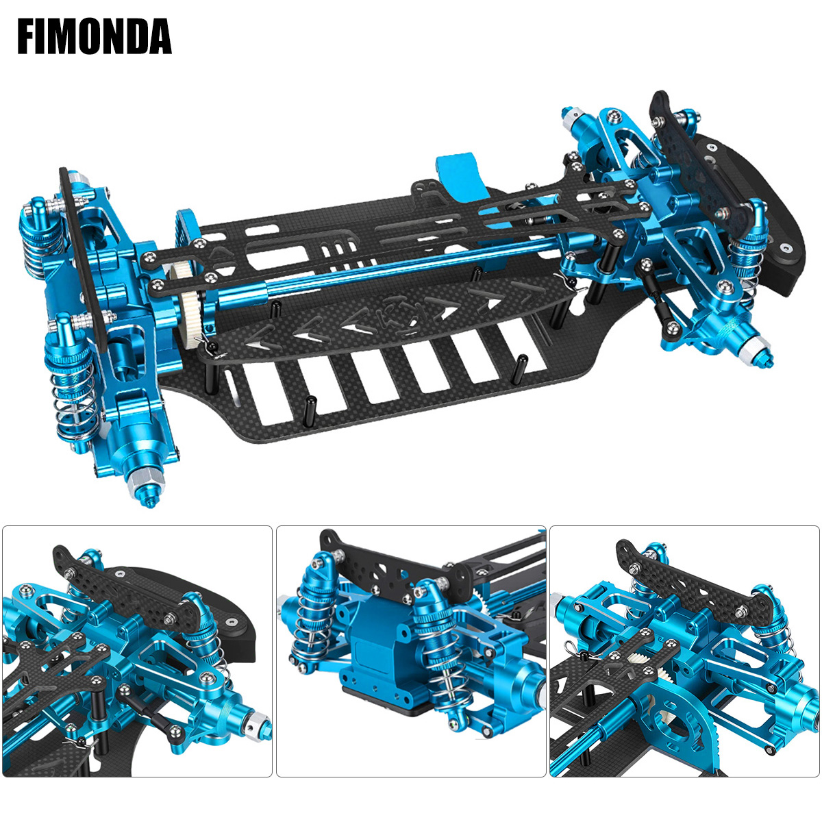 アルミ＆カーボンファイバーフレームシャーシキット、ショックア - Tamiya Model Rc Car のレビューと価格